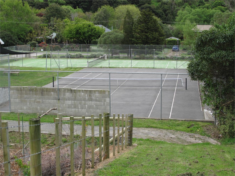 Tennis Court, opposite