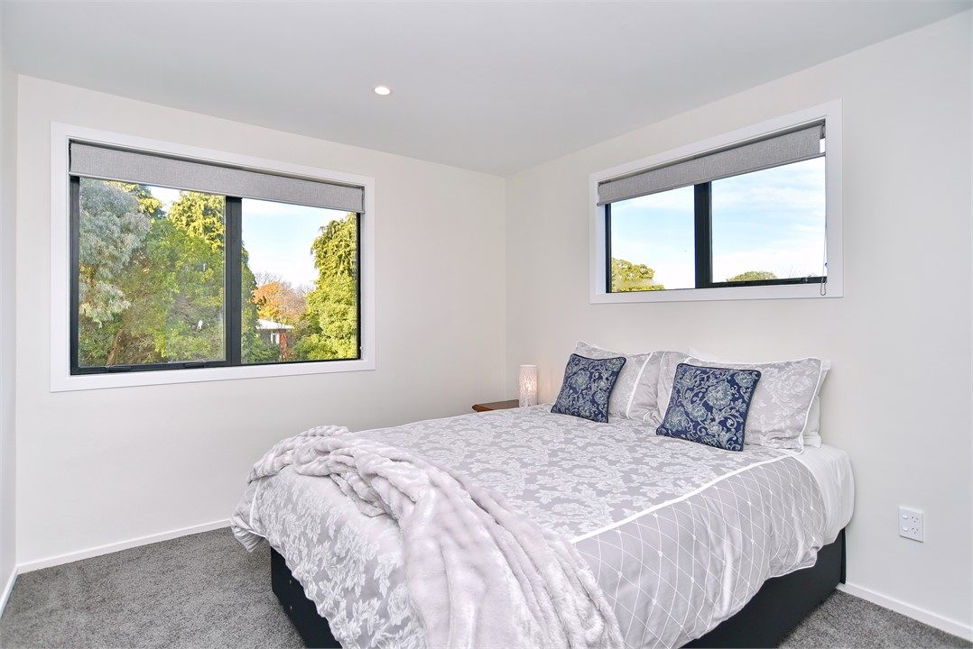 Bedroom 2 has a Queen sized bed