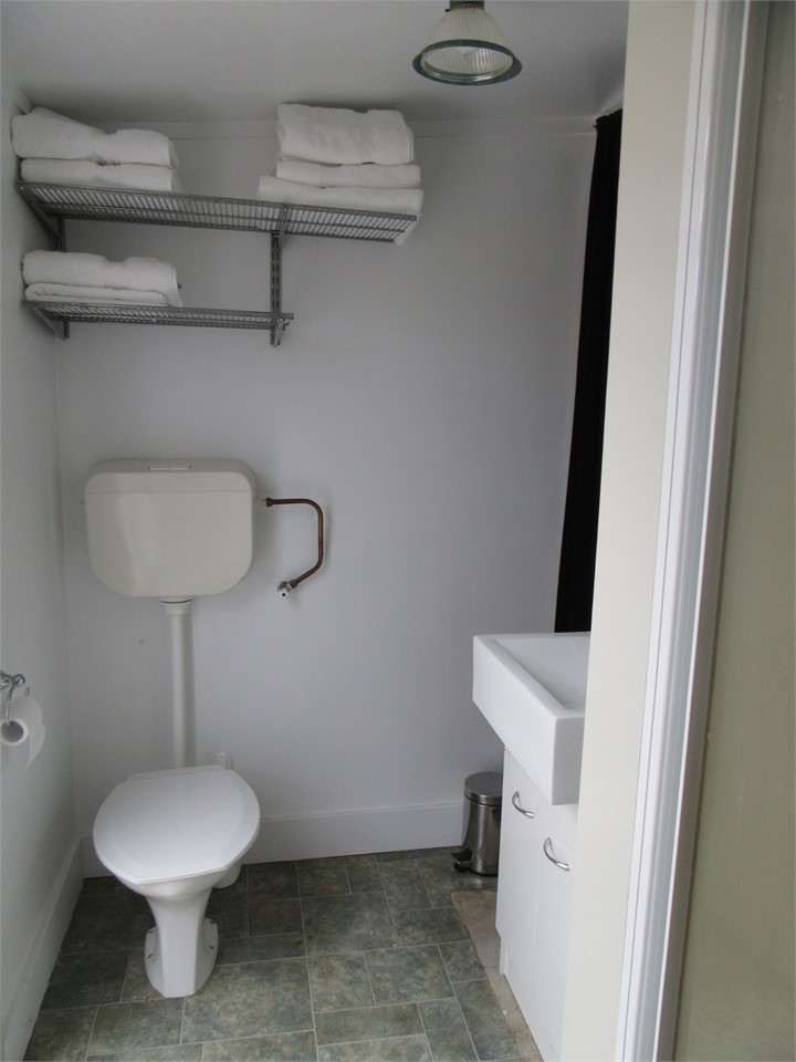 Private shower/WC situated a few metres from Petit