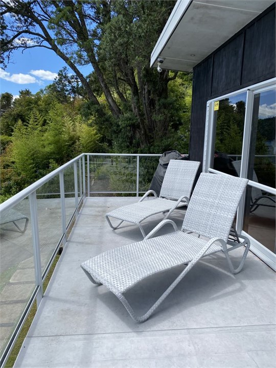 Sun loungers and BBQ for your use