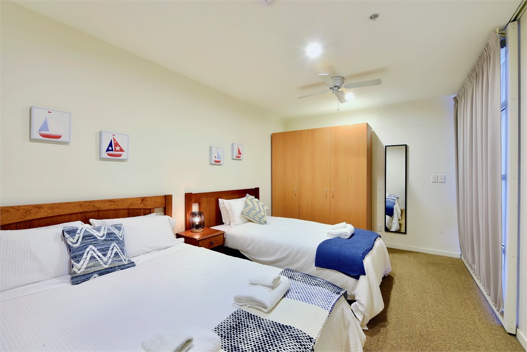 Bedroom 2 with Queen Bed & King-Single Bed