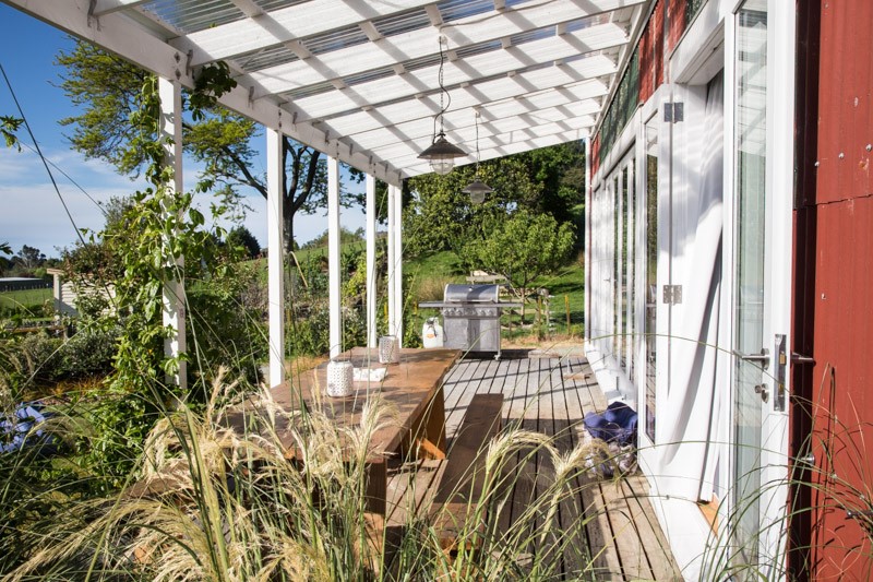 Sunny veranday with BBQ