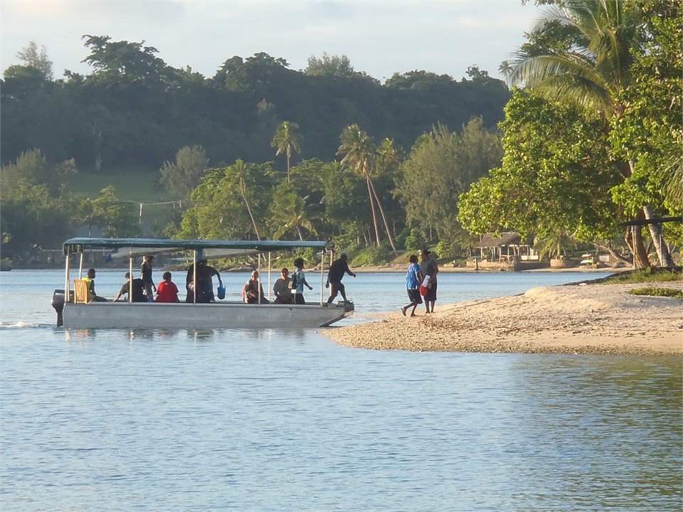 Neighbours coming home.