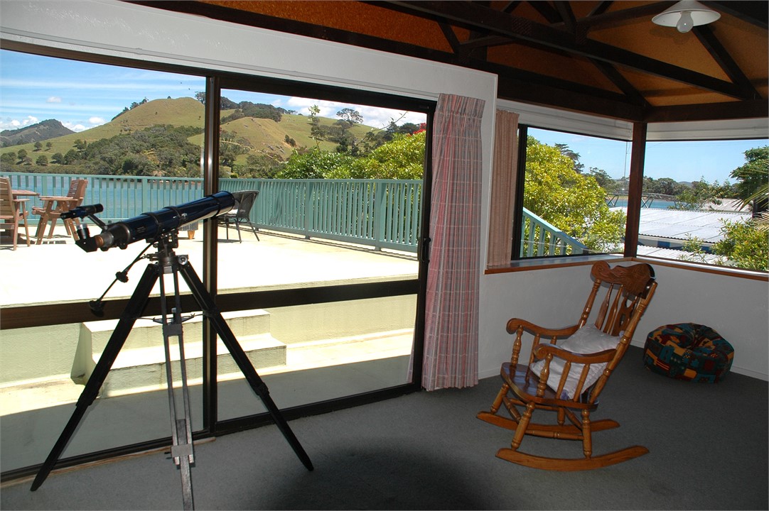Upstairs lounge area