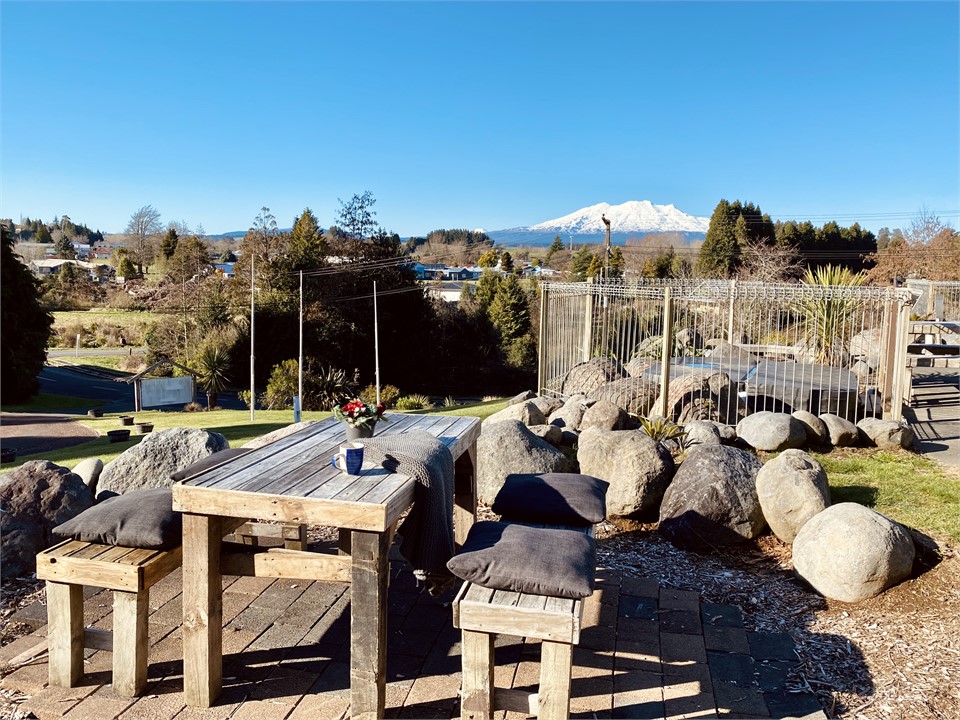 Outdoor entertainment with a view