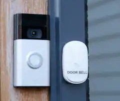 Ring camera outdoors  for security of guests and o