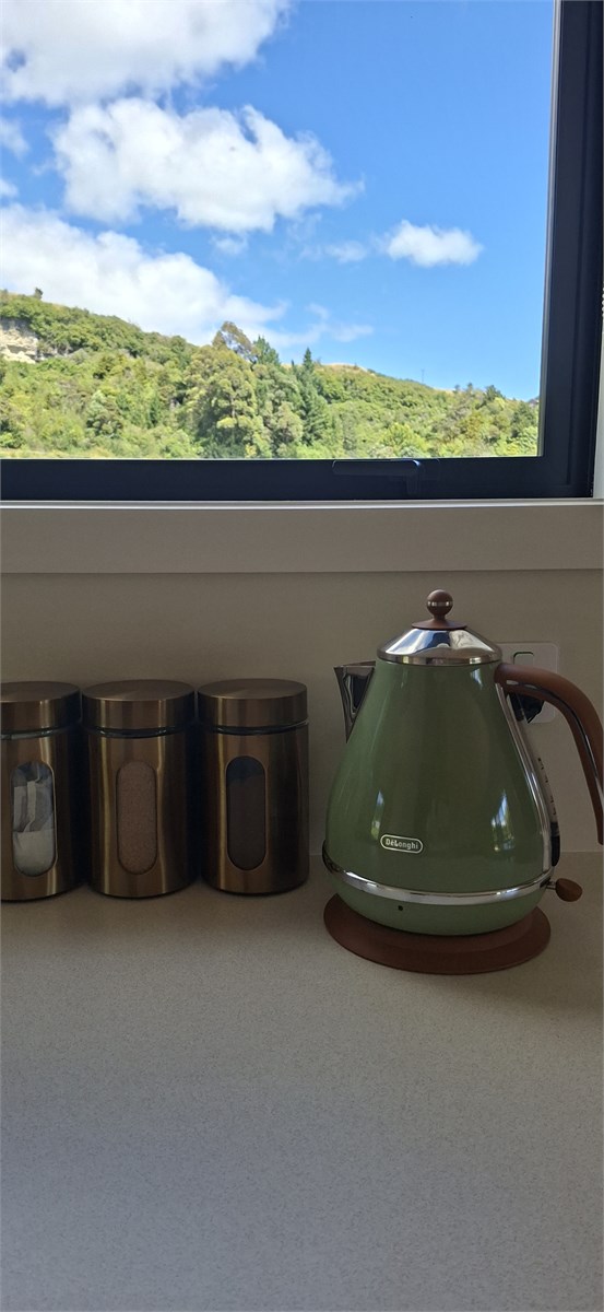 Kettle and tea coffee sugar supplies available