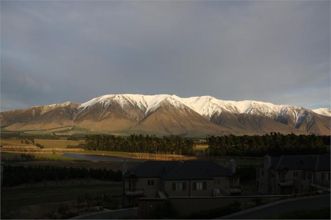 Early light on the mountain