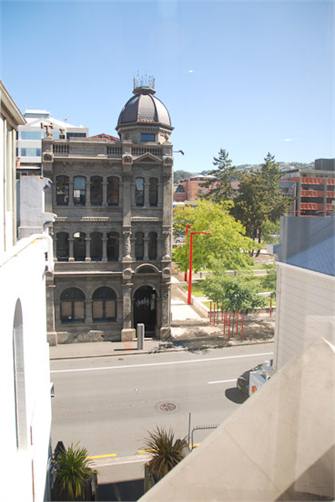 The outlook across the street