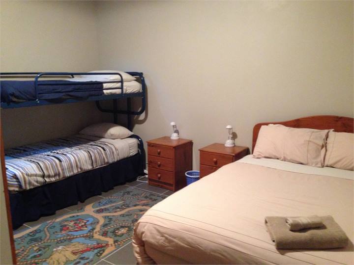 downstairs bedroom with bunks