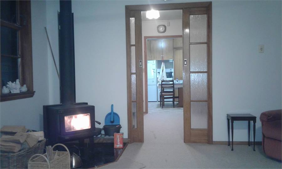 looking from the lounge to kitchen