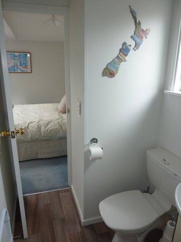 Cottage ~ bathroom w view of bedroom