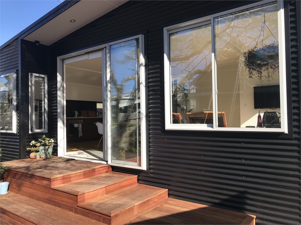 Front Entry and outdoor seating