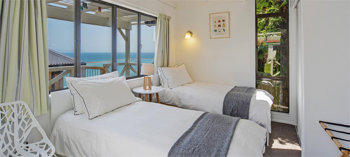 Sleep-out/Bedroom 3 with Single bed + Single bed