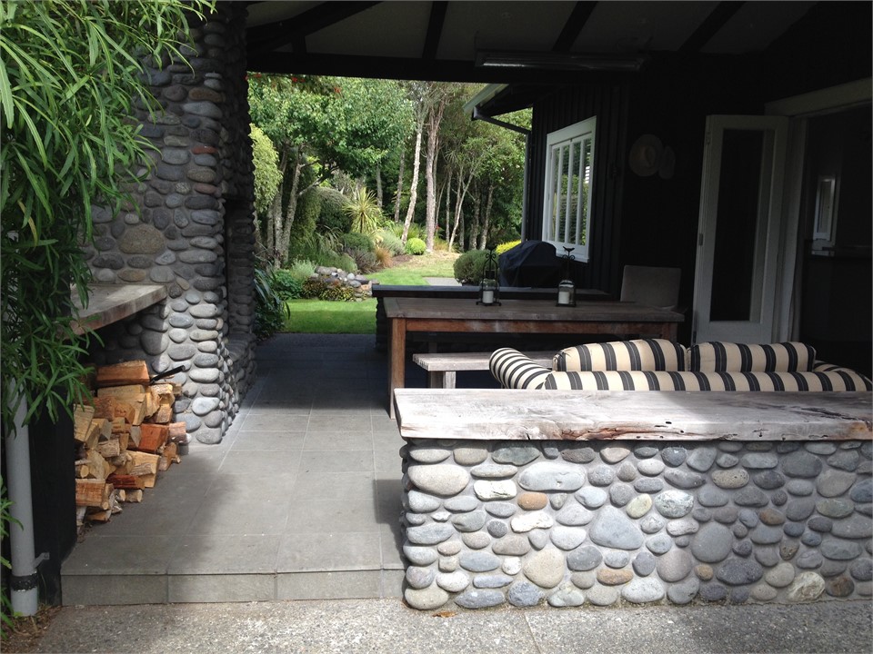 Outside seating area