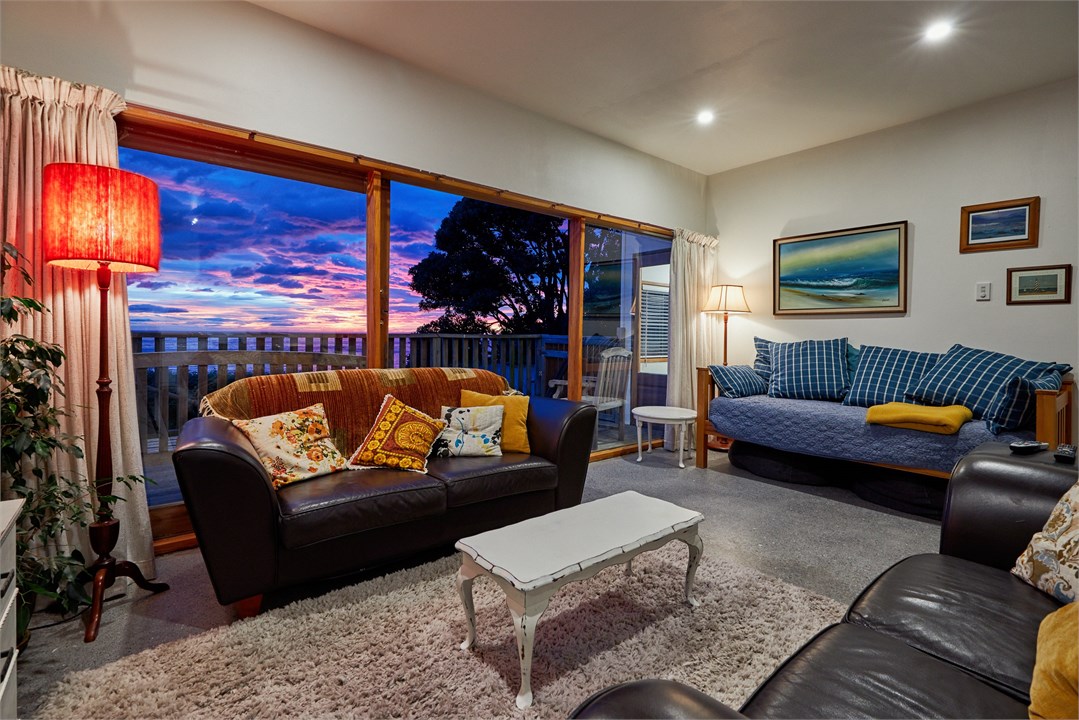 Lounge looking out to view