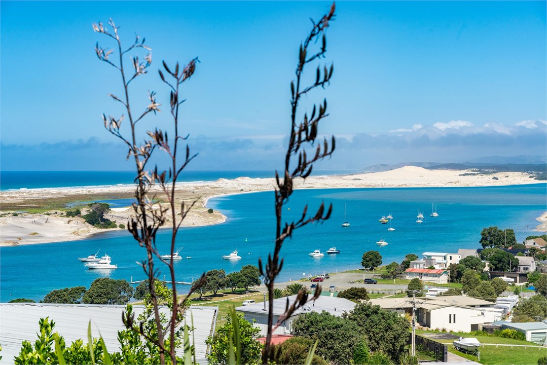 View from the kitchen and lounge areas