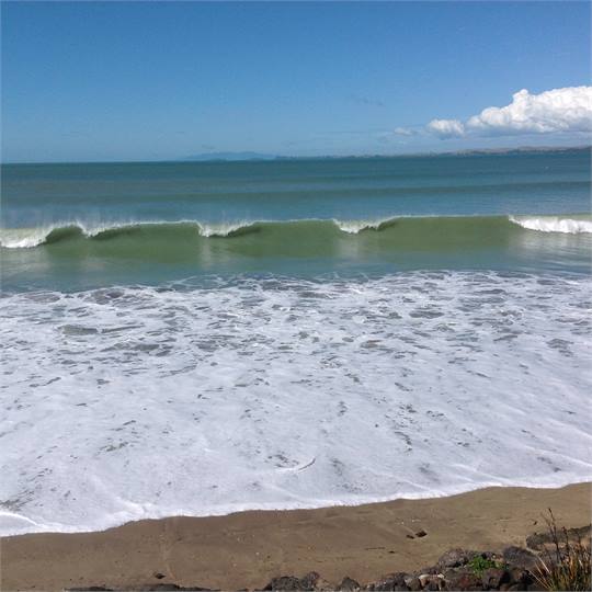Beachfront Views of the waves
