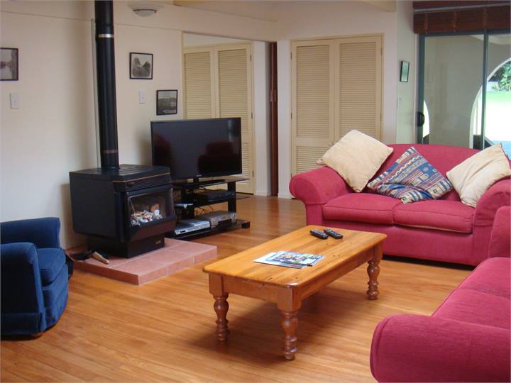 livingroom looking towards rear of property