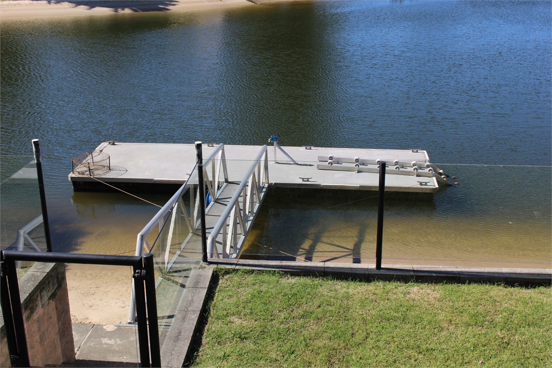 Large Private Pontoon to bring your boat or hire o