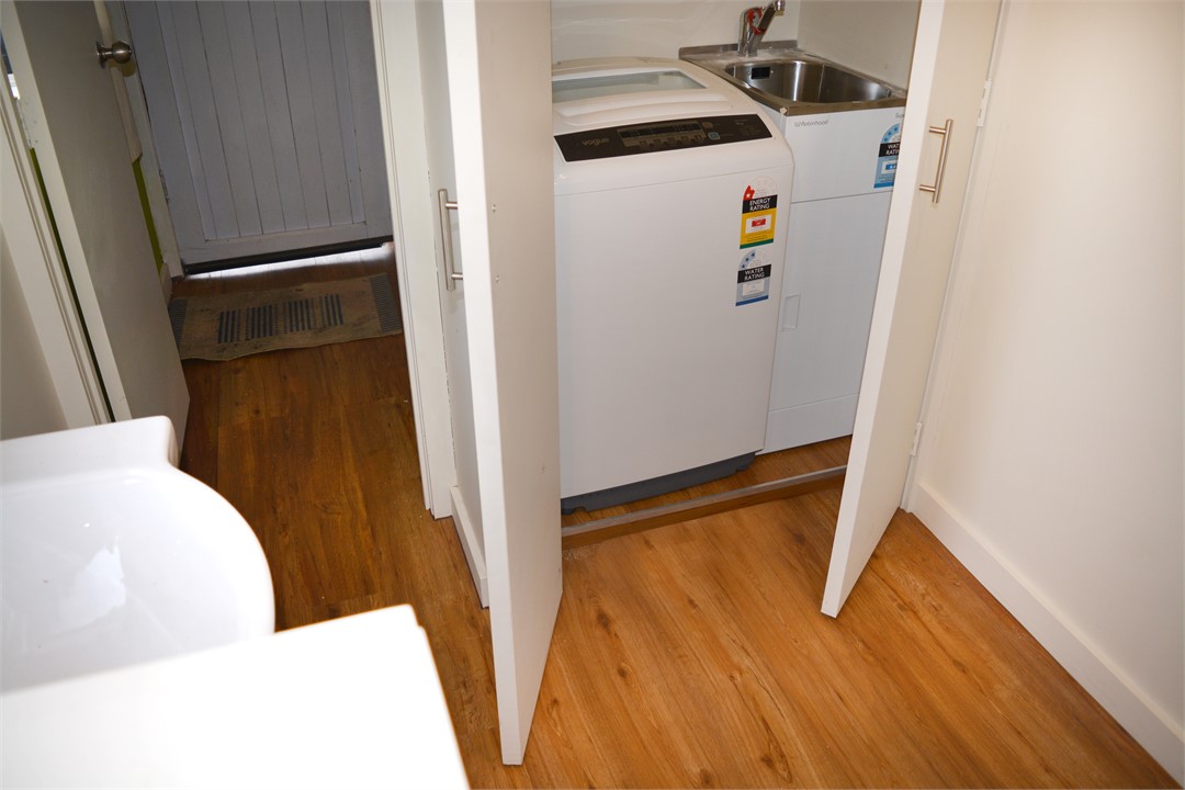 Washing Machine and dryer area