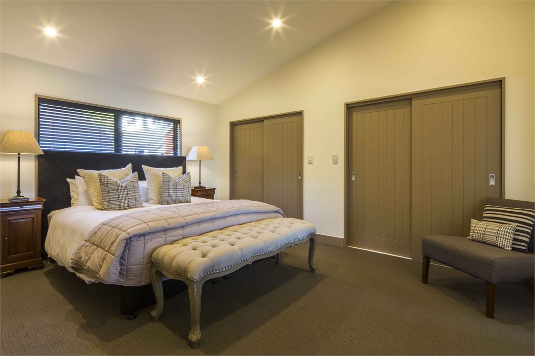 Top floor, spacious Master bedroom, his and her ro