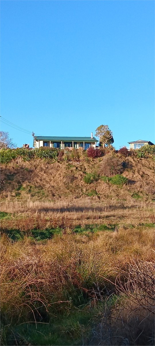 A view of the house from the river