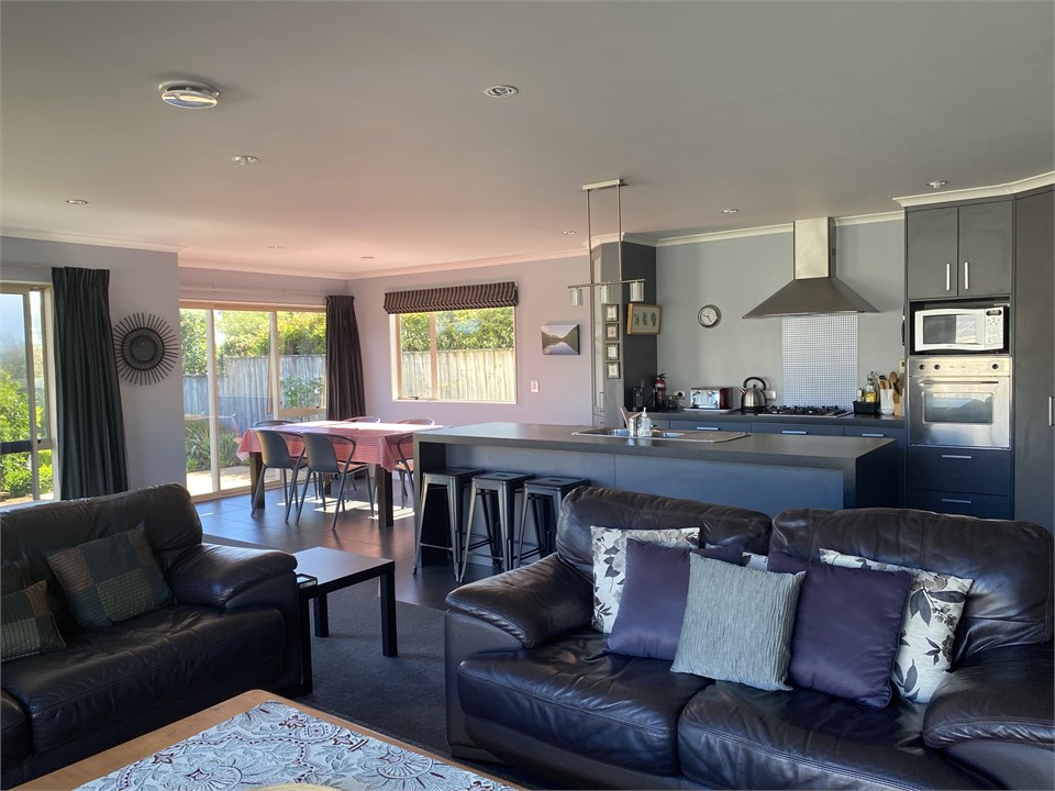 Kitchen and living area