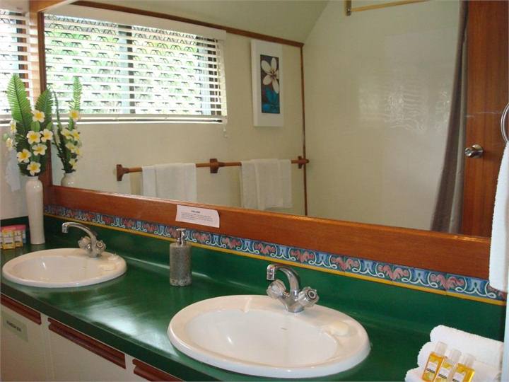 (1st) Indoor Bathroom (2nd) beside the kitchen