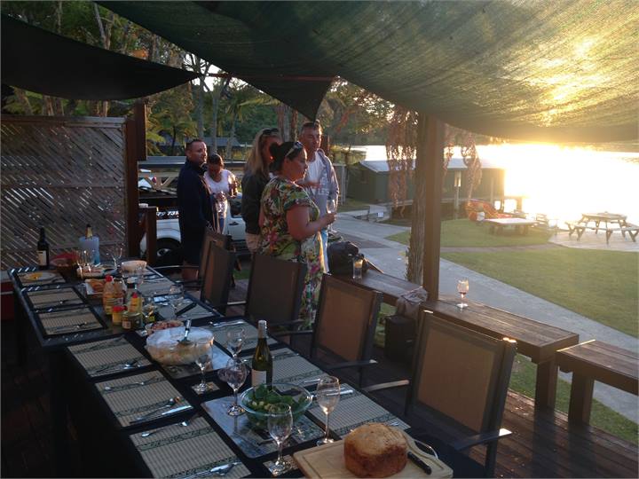 Enjoy diner on Koru 2 Deck