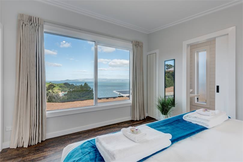 bedroom with seaviews