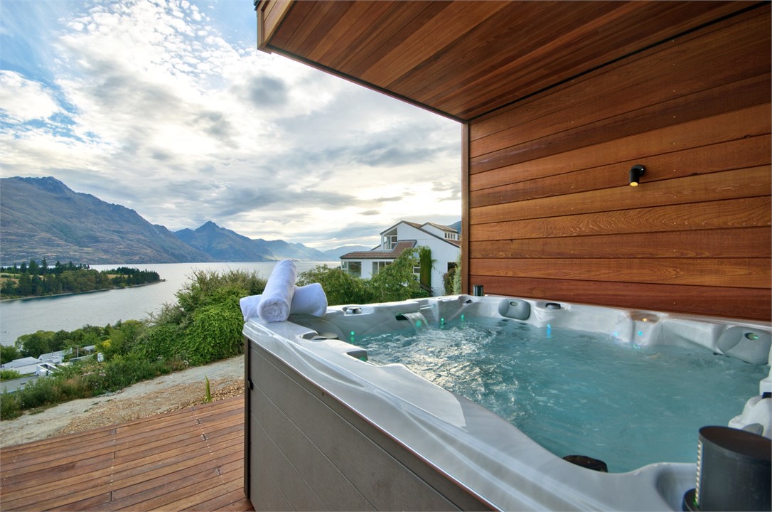 Fabulous lake views from spa