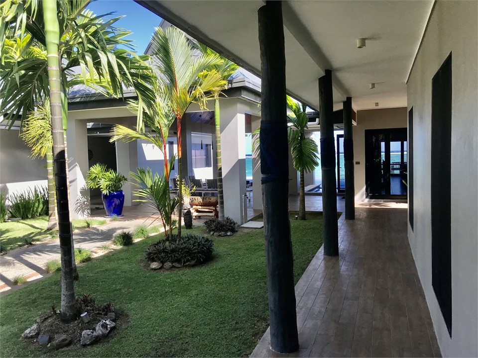 Bedrooms view to lounge and beach front