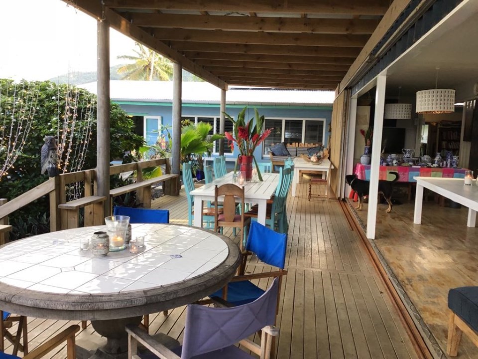 another view of the length of the deck