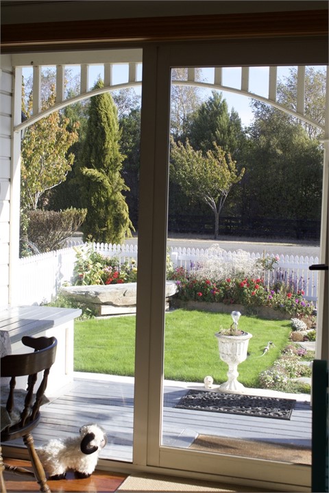 Looking from cottage