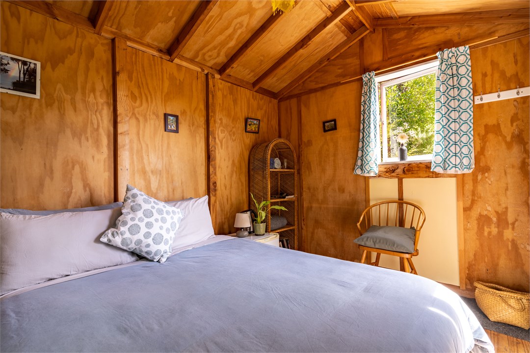 Wooden Queen Bed Cabin