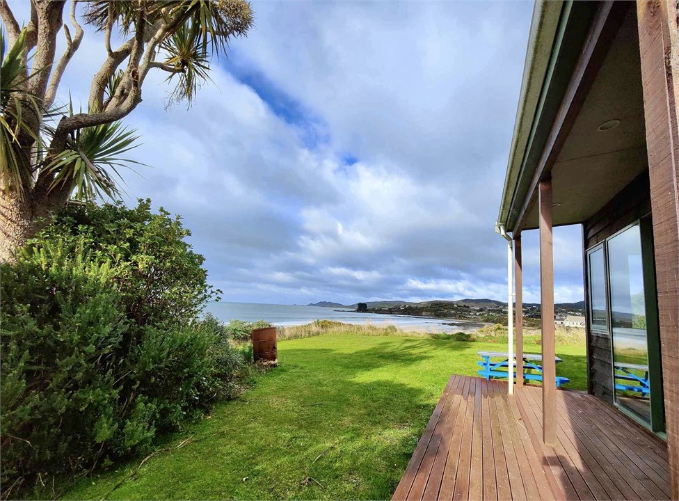 View from the rear deck