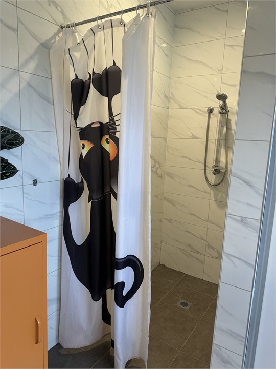 Double Showers in a huge space