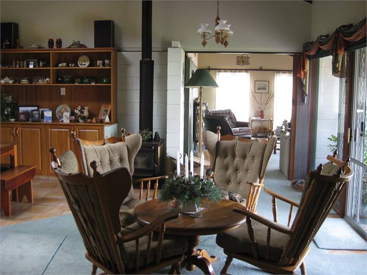 The Farmstay's two lounges with amazing views