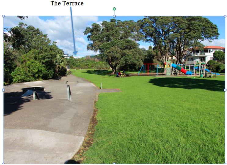 Playground and Skatepark 2 minutes walk