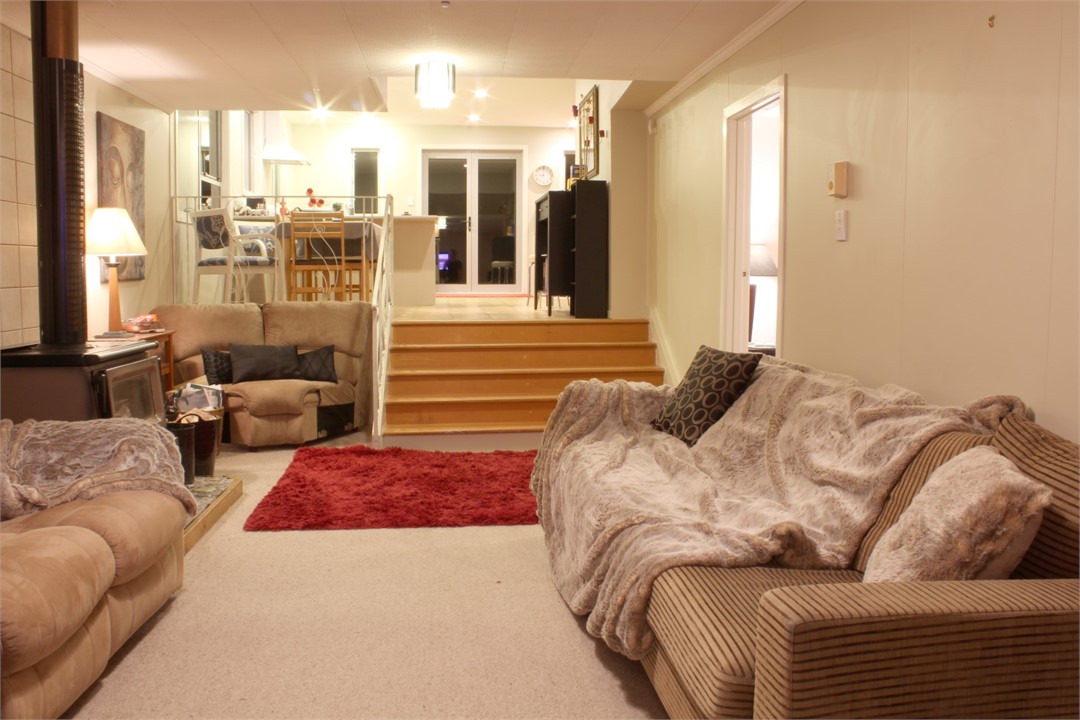 Step down to the lounge