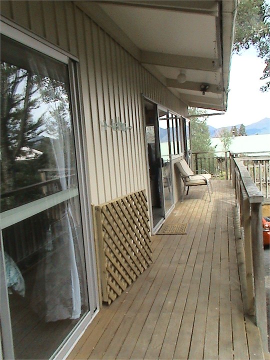 front entrance deck