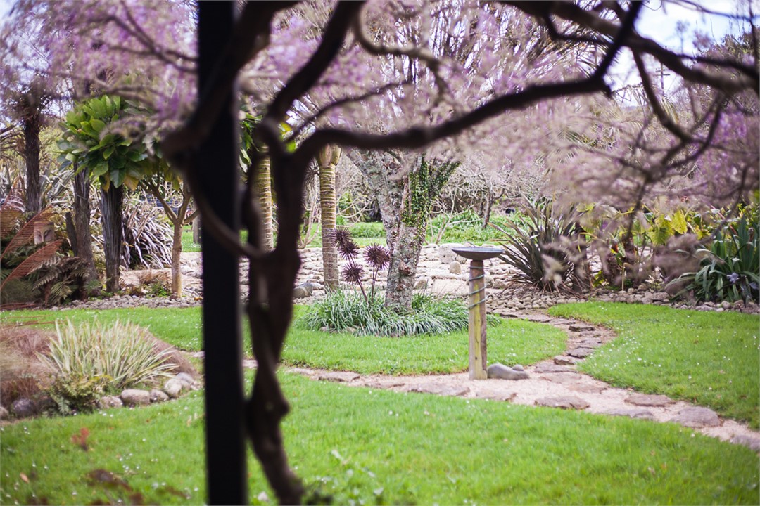 Sculpture filled garden for you to explore