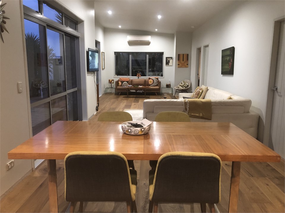 Dining room and open plan