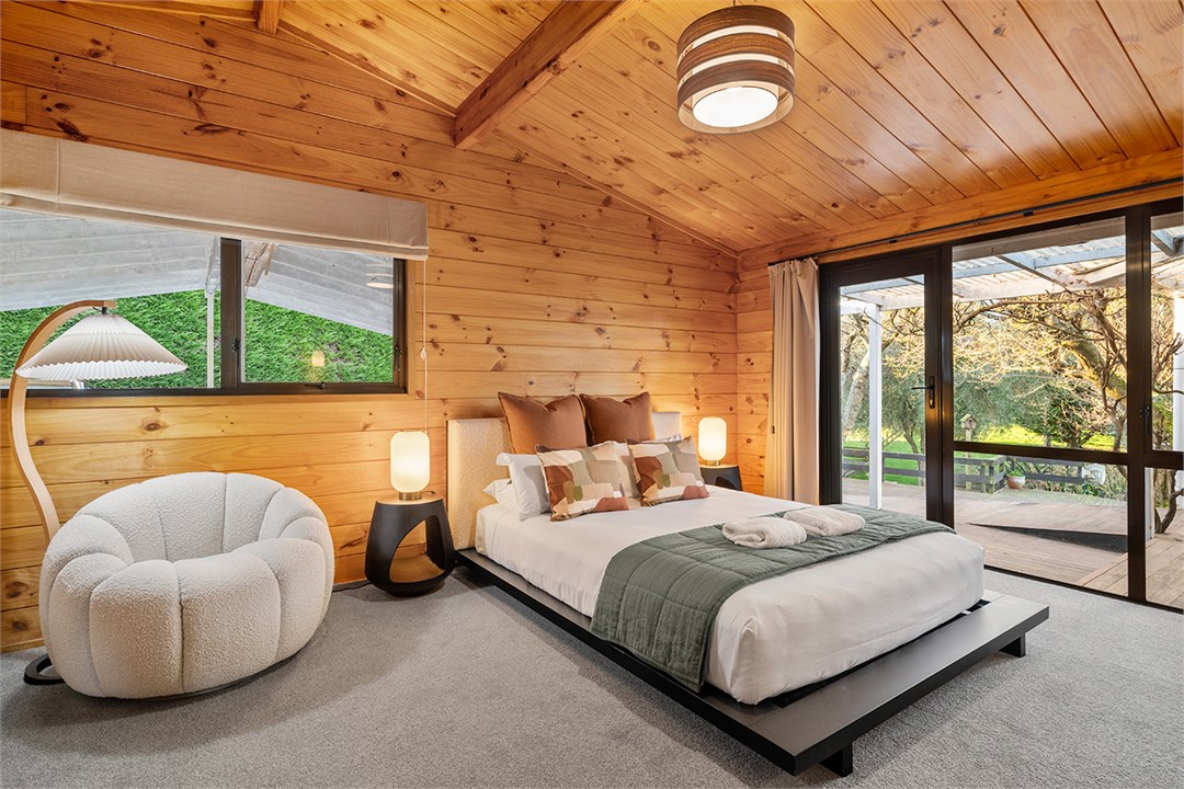 Master bedroom with ensuite bathroom