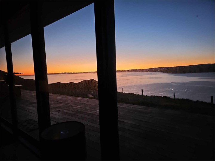 Sunrise from the lounge