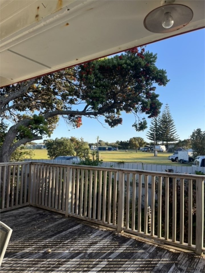 Front Deck Overlooking Waipu Cove Campground
