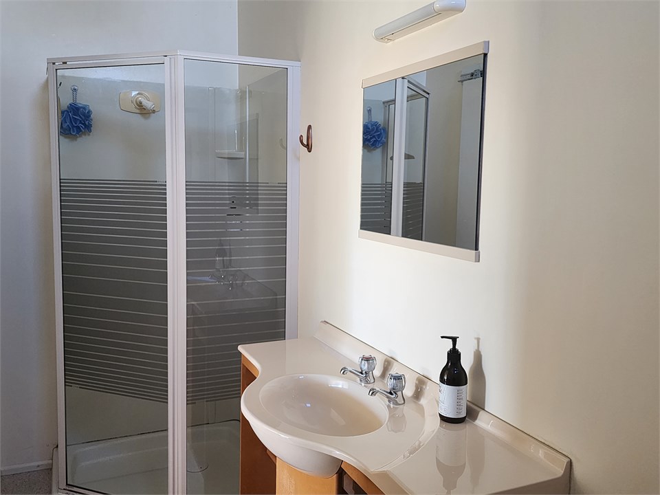 bathroom, downstairs