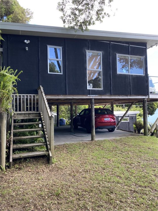 Stairs to main house