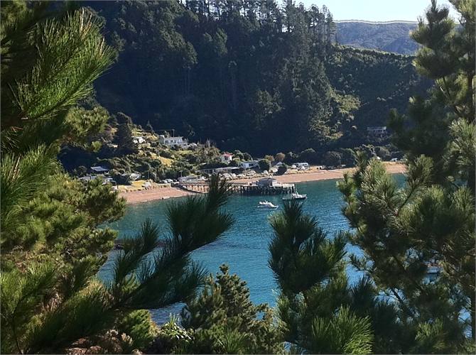 Looking back at French Pass